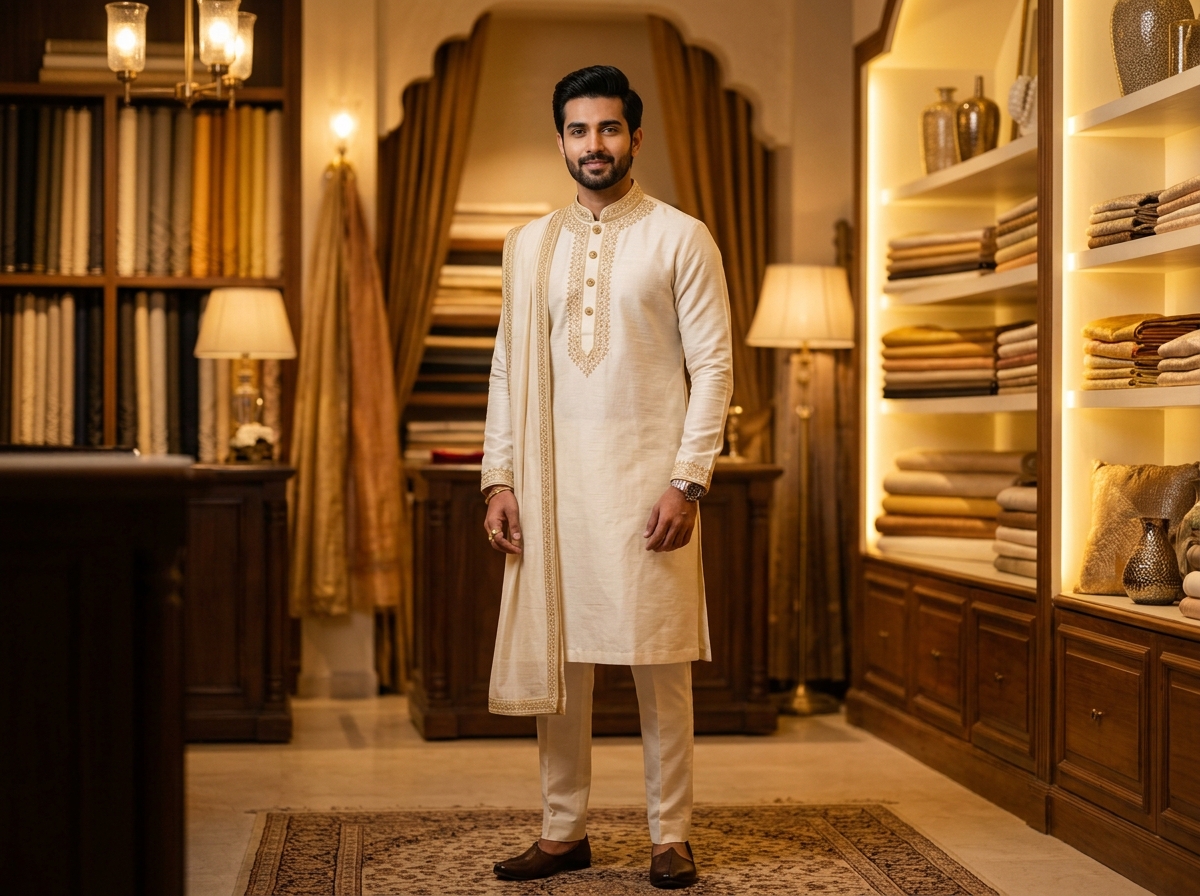 Men's Traditional Clothing Punjabi Kurta